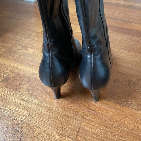 Cole Haan Black Leather Boots, Great Condition - Picture 5 of 8